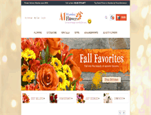 Tablet Screenshot of a1mumbaiflowers.com